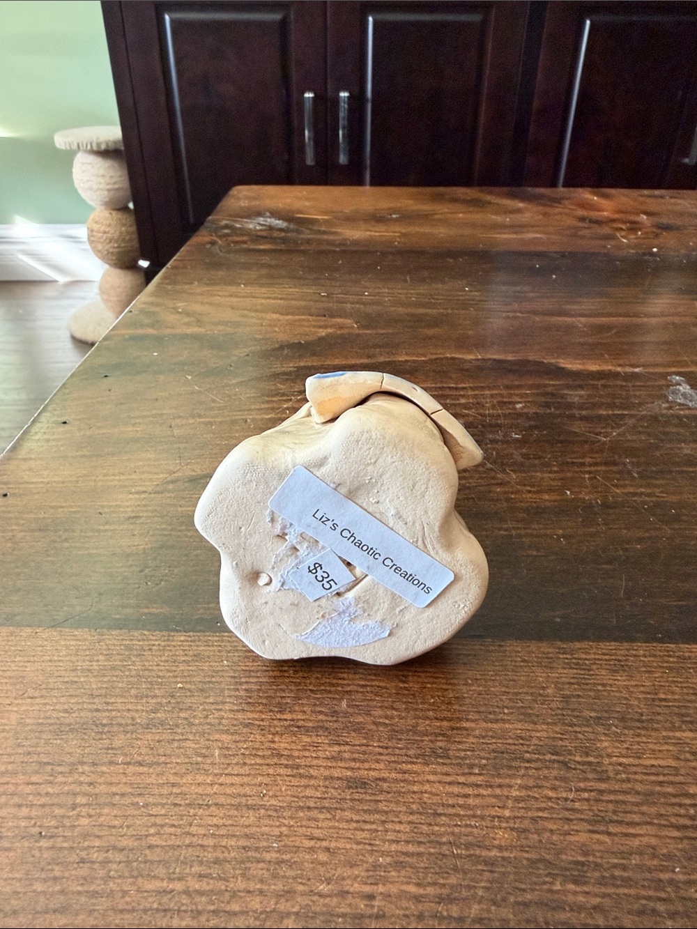 Handmade Ceramic ghost - Picture 3 of 3